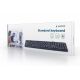 Клавиатура Gembird KB-U-103-UA, USB, Black Клавиатура Gembird KB-U-103-UA, USB, Black