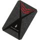 2.5” External SSD 1.0TB  Surefire GX3 Gaming SSD (by Verbatim), USB 3.2 Gen 1, Black/Red, Includes USB-C Adapter, Ultra-small and lightweight SSD, Stylish black design with a 3D surface, Nero Backup Software