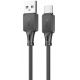 Кабель USB на USB-C HOCO “X101 Assistant” / 1m / Silicone / up to 3A / Black