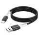 Кабель USB на USB-C HOCO  X82 / 1m / Silicone / up to 3A / Black