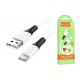Кабель USB на USB-C HOCO  X82 / 1m / Silicone / up to 3A / White