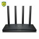Wi-Fi роутер TP-LINK  Archer AX12 / AC1500 Dual Band / Wi-Fi6 / Gigabit / 1WAN+3LAN / 4 fixed antennas Wi-Fi роутер TP-LINK  Archer AX12 / AC1500 Dual Band / Wi-Fi6 / Gigabit / 1WAN+3LAN / 4 fixed antennas