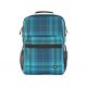 16.1” NB Backpack - HP Campus XL Tartan Plaid Backpack - Extra-Padded Floating Laptop Pocket, a Double-Coil, Lockable Zipper, Rain-repellant Material.