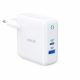 USB-зарядное устройство Anker PowerPort PD+ 2 / 35W (PowerDelivery (20W) and USB-A PowerIQ (15W)) / White