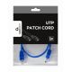 UTP Cat.5e Patch cord, 0.5m, Blue
