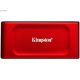 Портативный накопитель SSD Kingston XS1000 Red, 2ТБ, USB 3.2 Gen 2