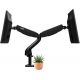 Arm for 2 monitors 13"-31.5" - AOC AD110D0 Black, Desk Clamp/Grommet, Arm for 2 monitors 13"-31.5" - AOC AD110D0 Black, Desk Clamp/Grommet,