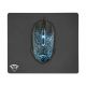 Trust GXT 783 Izza Gaming Mouse & Mouse Pad (245x210), Fully illuminated top, Rubberized top cover for a firm grip,  800 - 2400 dpi, 6 button, USB, Black Trust GXT 783 Izza Gaming Mouse & Mouse Pad (245x210), Fully illuminated top, Rubberized top cover for a firm grip,  800 - 2400 dpi, 6 button, USB, Black