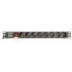 Gembird EG-PDU-014, Power distribution unit (PDU), 8 Schuko sockets, 1U, 16A, 3 m cable