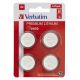 Verbatim Lithium Battery CR2430 3V 4pcs, Blister pack Verbatim Lithium Battery CR2430 3V 4pcs, Blister pack