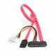 Cablexpert CC-SATA-C1, Serial ATA III data and power combo cable Cablexpert CC-SATA-C1, Serial ATA III data and power combo cable