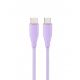 Кабель Type-C - Type-C Cablexpert CC-USB2S-CMCM-1.5M-P / 1.5 m/  Violet Кабель Type-C - Type-C Cablexpert CC-USB2S-CMCM-1.5M-P / 1.5 m/  Violet