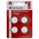 Verbatim Lithium Battery CR2025 3V 4pcs, Blister pack Verbatim Lithium Battery CR2025 3V 4pcs, Blister pack
