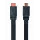 Cable HDMI  CC-HDMI4F-6, 1.8 m, High speed HDMI flat cable with Ethernet, Supports 4K UHD resolutions at 60 Hz, 1.8 m, black color Cable HDMI  CC-HDMI4F-6, 1.8 m, High speed HDMI flat cable with Ethernet, Supports 4K UHD resolutions at 60 Hz, 1.8 m, black color