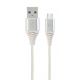 Cable USB2.0/Type-C Premium cotton braided - 2m - Cablexpert CC-USB2B-AMCM-2M-BW2, Cable USB2.0/Type-C Premium cotton braided - 2m - Cablexpert CC-USB2B-AMCM-2M-BW2,