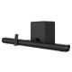 SVEN Soundbar SB-2150A, black (180 W, USB, display, RC, Optical, Bluetooth, wireless subwoofer)