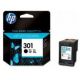 HP №301 Black Ink Cartridge 190 pages for HP DESKJET 1000, 1050, 1050A, 2000, 2050, 2050A, 2054A, 3000, 3050, 3050A, 3020A, 3054A