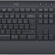 Logitech Wireless Signature MK650 Combo for Business, upgraded shortcuts and integrated palm rest, Bluetooth Low Energy Wireless (Bluetooth 5.1) or Logi Bolt USB Receiver, GRAPHITE - US / RU