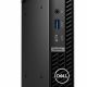 DELL OptiPlex 7020 MFF lntel® Core® i5-14500T (14 Cores / 24MB / 20T / up to 4.8GHz / 35W), 16GB (1X16GB) DDR5, M.2 256GB PCIe NVMe SSD, Intel Integrated Graphics, WiFi6E 2x2+BT5.3, TPM, NO ODD, KB216 + MS116 PSU 90W, Ubuntu, 3Y Warranty, Black.