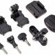GoPro Grab Bag -give yourself more mounting options and spare parts. Includes Curved and Flat Adhesive Mounts, two Mounting Buckles, a 3-Way Pivot Arm, plus a variety of short and long thumb screws, compatible with all GoPro cameras.