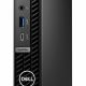 DELL OptiPlex 7020 MFF lntel® Core® i5-14500T (14 Cores / 24MB / 20T / up to 4.8GHz / 35W), 16GB (1X16GB) DDR5, M.2 256GB PCIe NVMe SSD, Intel Integrated Graphics, WiFi6E 2x2+BT5.3, TPM, NO ODD, KB216 + MS116 PSU 90W, Ubuntu, 3Y Warranty, Black.
