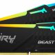 16GB (Kit of 2*8GB) DDR5-6000  Kingston FURY® Beast DDR5 RGB, PC48000, CL30, 1Rx16, 1.4V, Auto-overclocking, Asymmetric BLACK Large heat spreader, Dynamic RGB effects featuring Fury Infrared Sync technology, Intel® Extreme Memory Profiles (Intel® XMP) 3.0 16GB (Kit of 2*8GB) DDR5-6000  Kingston FURY® Beast DDR5 RGB, PC48000, CL30, 1Rx16, 1.4V, Auto-overclocking, Asymmetric BLACK Large heat spreader, Dynamic RGB effects featuring Fury Infrared Sync technology, Intel® Extreme Memory Profiles (Intel® XMP) 3.0
