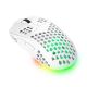 Trust Ultra-Lightweight Gaming Mouse GXT 929W HELOX, Wireless gaming mouse with built-in rechargeable battery, RGB, Micro receiver, 800-4800 dpi, 6 buttons, 2.4GHz, 10 m, up to 80 hours playtime, White