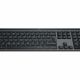 Logitech Wireless MX Keys S Advanced Illuminated Keyboard, Logitech Unifying 2.4GHz wireless technology, Bluetooth Low Energy, Rechargeable with USB type C, UKR, Graphite