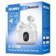 SVEN E-310B, TWS Wireless In-ear stereo earbuds with microphone, Bluetooth 5.4, ANC, ENC, Transparency mode, Game mode, Smart Life app, LED display, ”Find Me” function, 26 hours battery life with the charging case, Sensor buttons, White