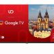 43” LED TV UD 43GU6210, Black (3840x2160 UHD, Google TV, 3 x HDMI2.0, 2 x USB, Wi-Fi (2.4GHz+5GHz), Bluetooth, DVB-T/T2/C/S2, Speakers 2 x 7W Dolby Audio, VESA 200x200, 9.8 Kg)