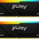 64GB (Kit of 2*32GB) DDR4-3600  Kingston FURY® Beast DDR4 RGB, PC28800, CL18, 2Rx8, 1.35V,  Auto-overclocking, Asymmetric BLACK low-profile heat spreader, Dynamic RGB effects featuring Kingston FURY Infrared Sync technology, Intel XMP 2.0 (Extreme Memory  64GB (Kit of 2*32GB) DDR4-3600  Kingston FURY® Beast DDR4 RGB, PC28800, CL18, 2Rx8, 1.35V,  Auto-overclocking, Asymmetric BLACK low-profile heat spreader, Dynamic RGB effects featuring Kingston FURY Infrared Sync technology, Intel XMP 2.0 (Extreme Memory