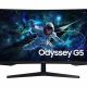 31.5” SAMSUNG VA LED Odyssey G5 S32CG550E Curved Black (1ms, 2500:1, 250cd, 2560x1440, 178°/178°, Refresh Rate 165Hz, Curvature 1000R, HDMI2.0, DisplayPort, HDR, AMD FreeSync Premium, Audio Line-out, VESA)