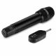 SVEN MK-740, wireless dynamic microphone, Li-Ion 180mAh, 2.4GHz radio / 6.3 mm plug, up to 25 m distance, up to 12 hours, pop filter, black SVEN MK-740, wireless dynamic microphone, Li-Ion 180mAh, 2.4GHz radio / 6.3 mm plug, up to 25 m distance, up to 12 hours, pop filter, black
