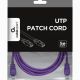 UTP Cat.5e Patch cord, 2m, Purple