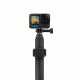 GoPro Extension Pole + Waterproof Shutter Remote, Stretching to 48in (122cm) and collapsing to 10in (25cm), this extension pole reaches longer and travels lighter. Includes a Bluetooth remote to snap photos and record video, compatible with all GoPro came