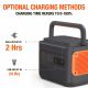Jackery "Explorer 2000 Pro" Portable Power Station, Capacity: 2160Wh, AC Output: 2200W, LCD, 2* USB-A, 2*USB-C, 3*AC Output, 1 Car port, DC Output, 2000 Cycles Lithium-ion, Weight:19.5kg, 31x27x38cm, Charge 0-100% in 2 Hour, Black/Orange Jackery "Explorer 2000 Pro" Portable Power Station, Capacity: 2160Wh, AC Output: 2200W, LCD, 2* USB-A, 2*USB-C, 3*AC Output, 1 Car port, DC Output, 2000 Cycles Lithium-ion, Weight:19.5kg, 31x27x38cm, Charge 0-100% in 2 Hour, Black/Orange