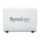 Synology Disk Station DS223j, 2-bay NAS Server, Compact, quiet, and energy-efficient storage, Realtek CPU 4-core 1.7GHz, 1GB DDR4, 2* 3.5” HDD free slots, 1xGbE LAN, 2x USB3.2, Noise Level 	18.2 dB(A), System Fan 92mm, Silver
