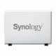Synology Disk Station DS223j, 2-bay NAS Server, Compact, quiet, and energy-efficient storage, Realtek CPU 4-core 1.7GHz, 1GB DDR4, 2* 3.5” HDD free slots, 1xGbE LAN, 2x USB3.2, Noise Level 	18.2 dB(A), System Fan 92mm, Silver