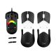 HYPERX Pulsefire Saga Gaming Mouse, Black, 200–26000 DPI, 4 DPI presets, HyperX 26K Sensor, RGB lighting, HyperX Optical Switches, Interchangeable magnetic components to adapt to different grip styles, USB, 69g HYPERX Pulsefire Saga Gaming Mouse, Black, 200–26000 DPI, 4 DPI presets, HyperX 26K Sensor, RGB lighting, HyperX Optical Switches, Interchangeable magnetic components to adapt to different grip styles, USB, 69g