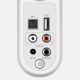 SVEN MC-5 White,  2.0 / 2x25W RMS, Bluetooth, RCA, microSD, USB flash, optical input, remote control, All-in-one control panel with touch buttons.