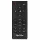 SVEN MC-5 Grey,  2.0 / 2x25W RMS, Bluetooth, RCA, microSD, USB flash, optical input, remote control, All-in-one control panel with touch buttons.