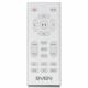SVEN MC-5 White,  2.0 / 2x25W RMS, Bluetooth, RCA, microSD, USB flash, optical input, remote control, All-in-one control panel with touch buttons.