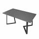 Masă FRIDA Marmură Neagră+Black Legs 150×80