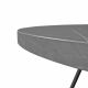 Masă TOKYO Rondo Marmură Neagră Ø130