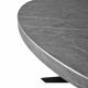 Masă TORINO Rondo Marmură Neagră Ø90