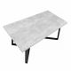 Masă FRIDA Beton+Black Legs 150×80