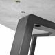 Masă FRIDA Beton+Black Legs 150×80