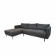 Canapea Era Stânga Dark-Grey