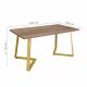Masă FRIDA Colonial+Golden Legs 150×80