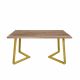 Masă FRIDA Colonial+Golden Legs 150×80